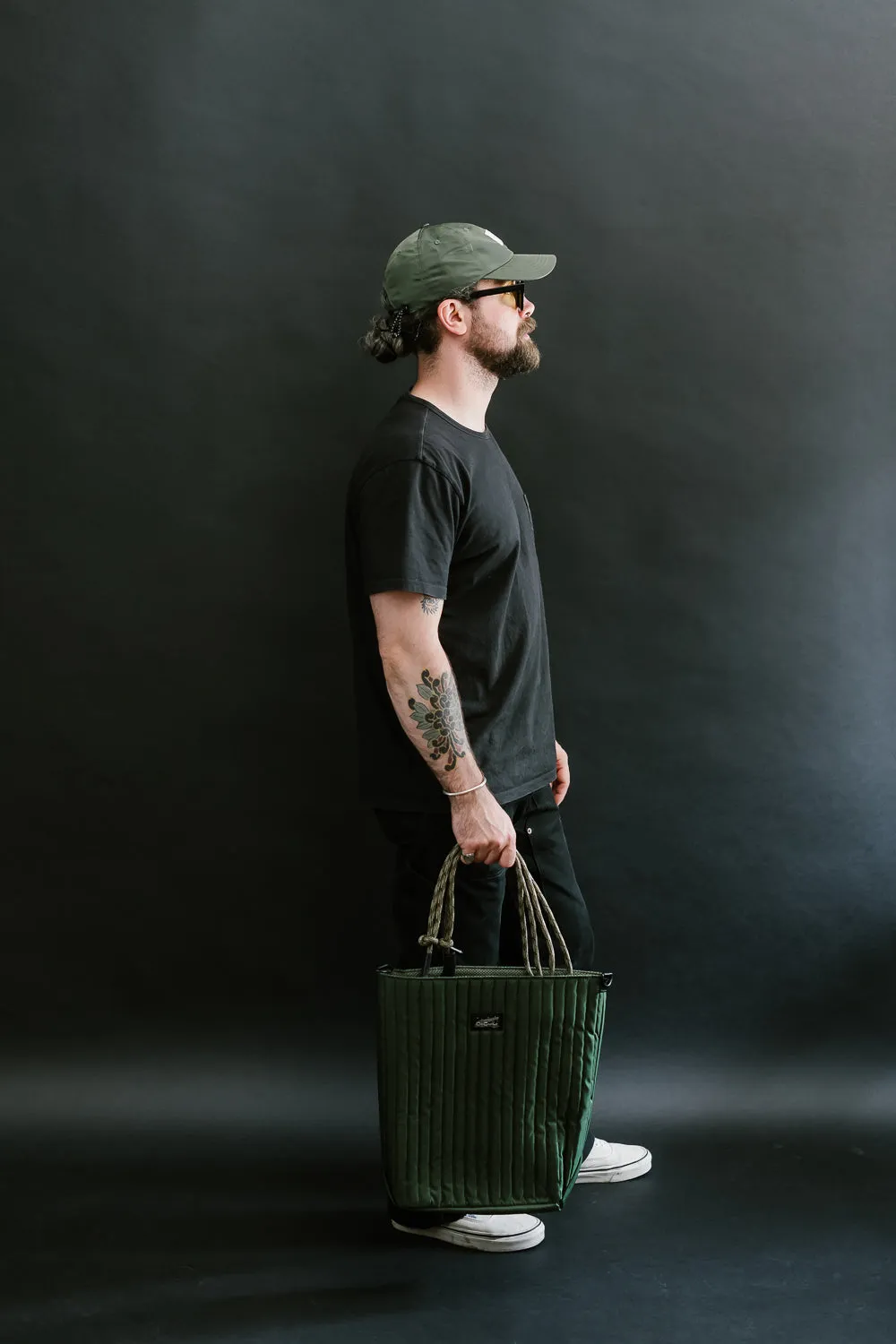 OGL-ORI-MILLIE-UTIL-GRN - OGL Originale Tech Material Millie Utility Tote Bag - Green sold by Dant product image thumbnail 4