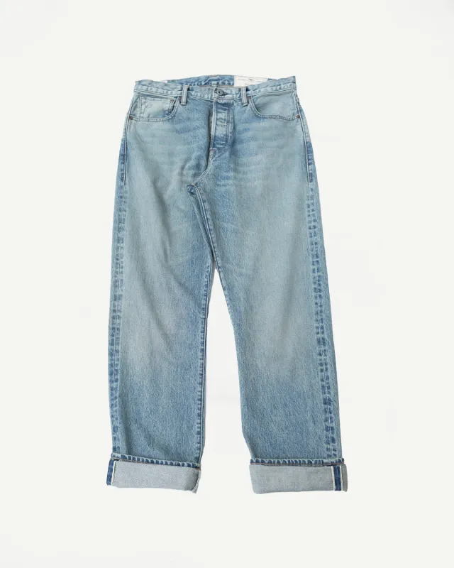 15oz - River Washed Selvedge Strider Pant - Light Indigo sold by Dant