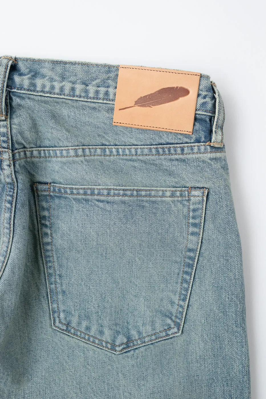 15oz - River Washed Selvedge Strider Pant - Light Indigo sold by Dant product image thumbnail 2