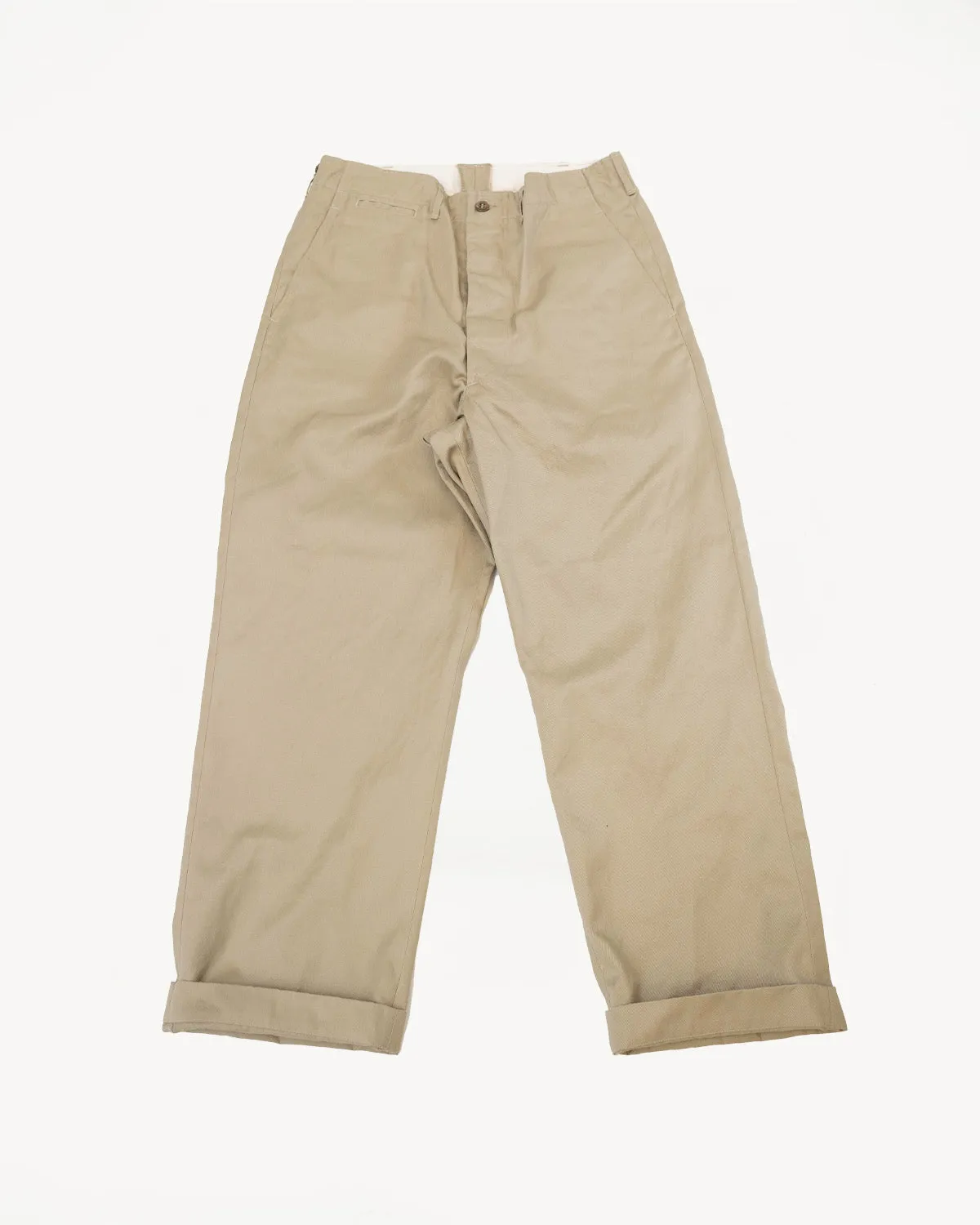 03-V5361-40 - Army Trouser Vintage Fit - Khaki sold by Dant