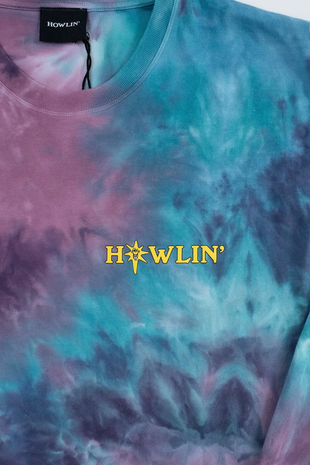 Howlin' Tie Dye T-Shirt Long Sleeve - Night Mix sold by Dant product image thumbnail 3