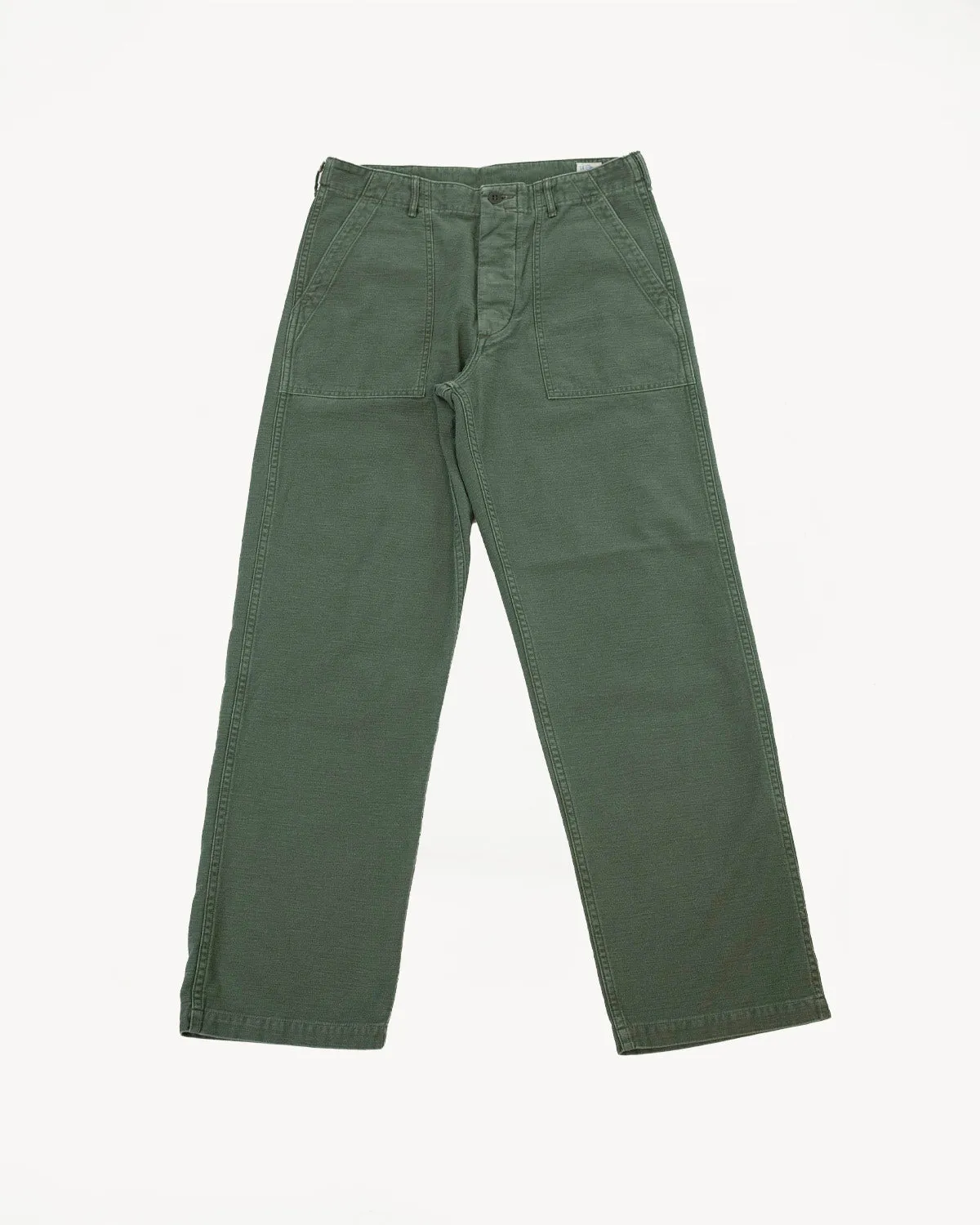 01-5002-216 - Fatigue Pants Reverse Sateen - Standard Fit - Vintage Washed Olive sold by Dant