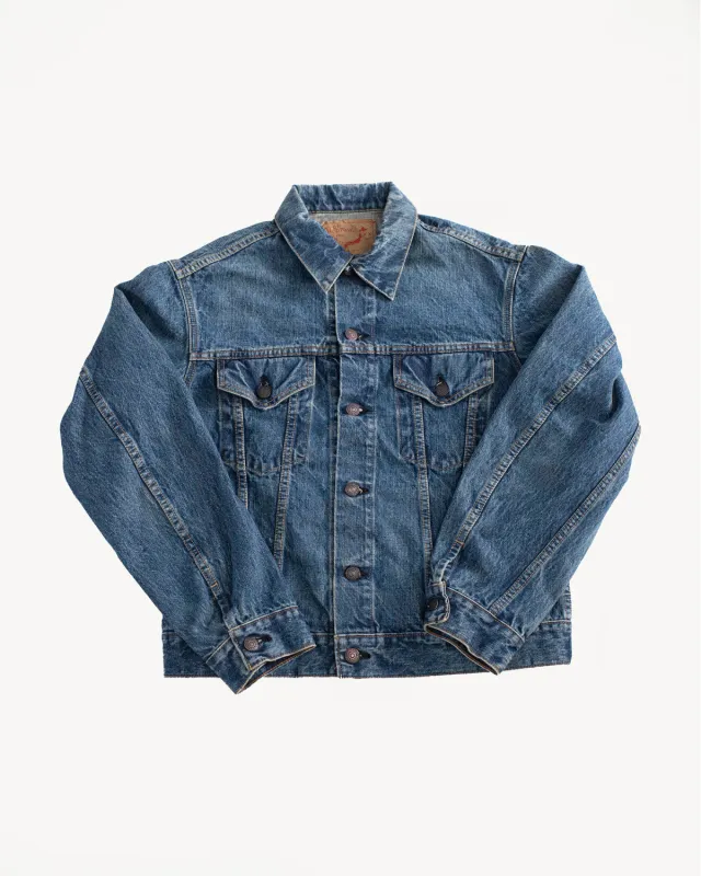 01-6005-83 - 1960s Type III Denim Jacket - Vintage Used Wash made by orSlow