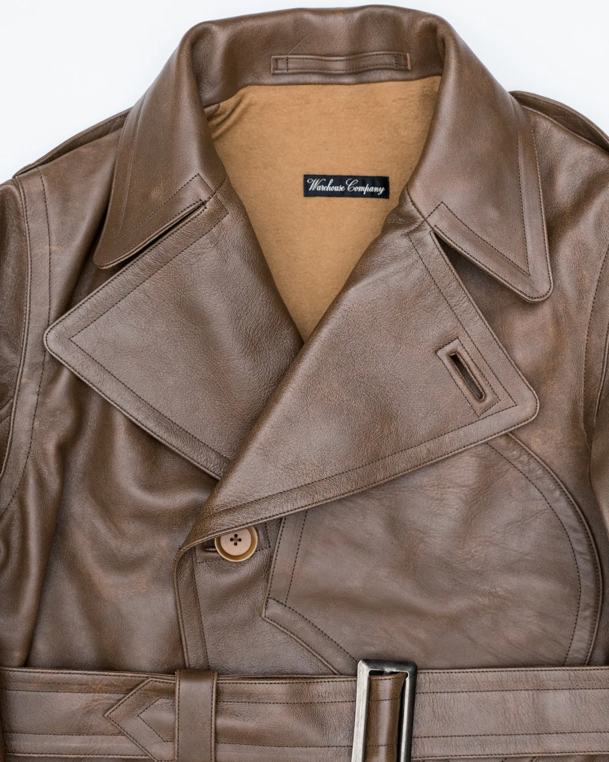 Lot 2184 - Horse Leather Aviator Jacket - Brown sold by Dant product image thumbnail 2