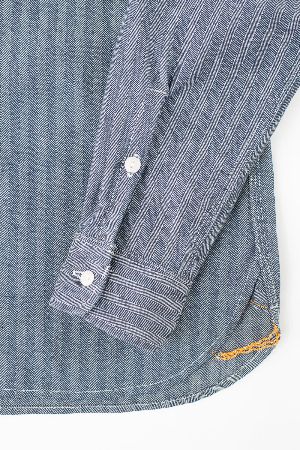 IHSH-308-IND - 12oz Herringbone Work Shirt - Indigo sold by Dant product image thumbnail 4