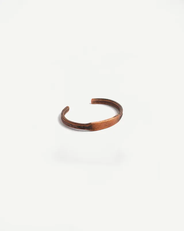 The ID Cuff - Work Patina - Copper made by Dant