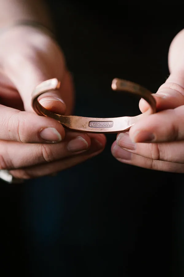 The ID Cuff - Work Patina - Copper sold by Dant product image thumbnail 2