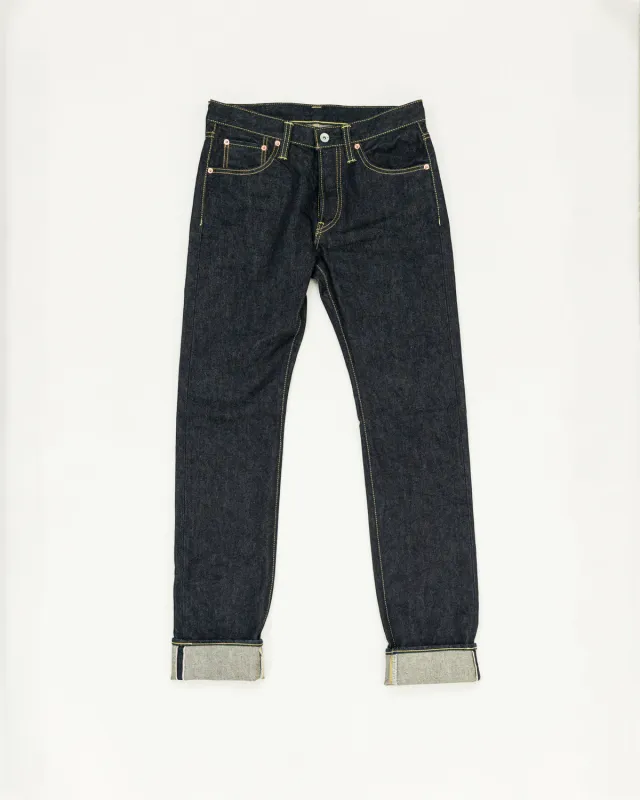 IH-777S-142 - 14oz Selvedge Denim Slim Tapered Jeans - Indigo made by Iron Heart