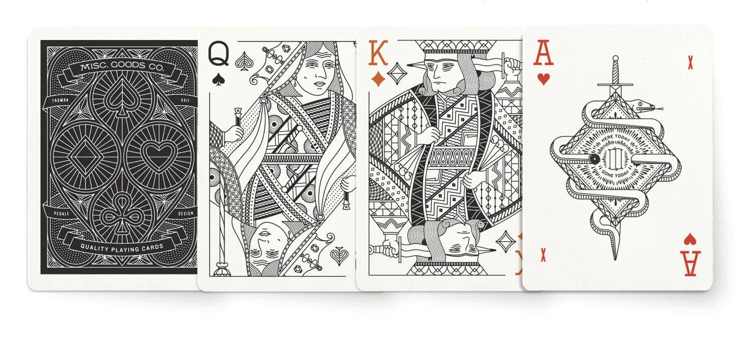 Black Deck of Playing Cards sold by Dant product image thumbnail 4
