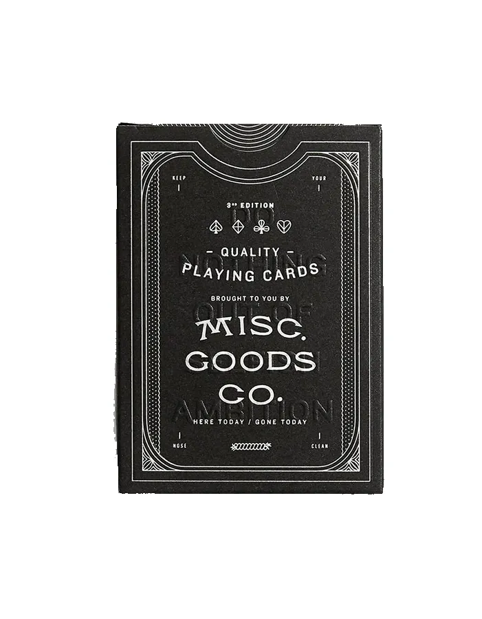 Black Deck of Playing Cards sold by Dant product image thumbnail 2