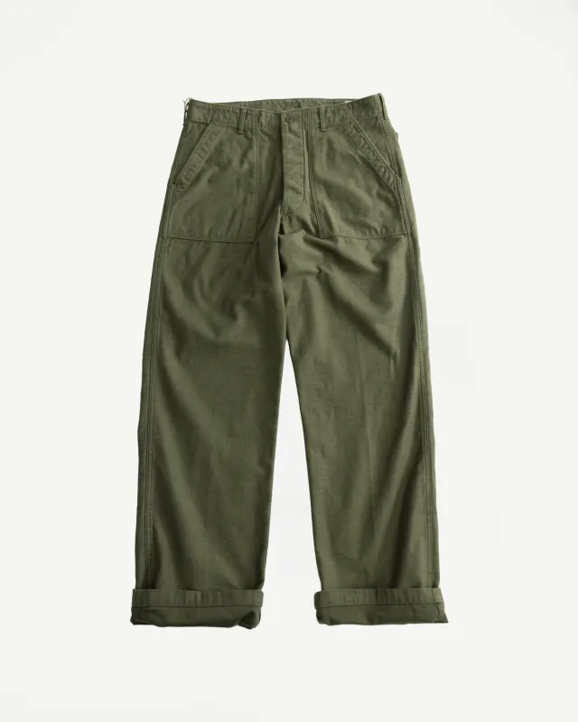 01-5002-76 - Fatigue Pants Ripstop - Standard Fit - Army Green made by orSlow
