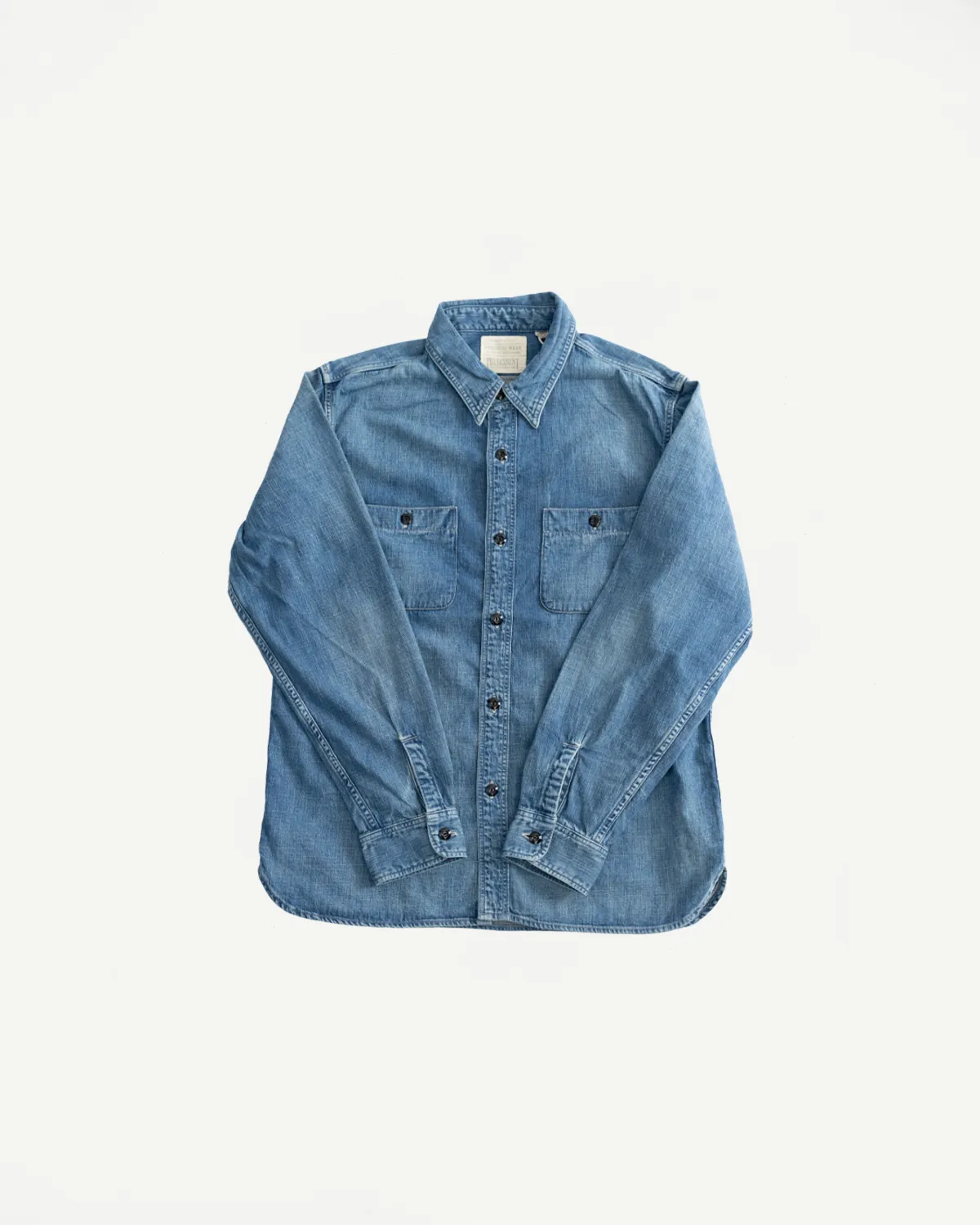 4890HW-19 - Denim Work Shirt Hand Wash - Indigo sold by Dant