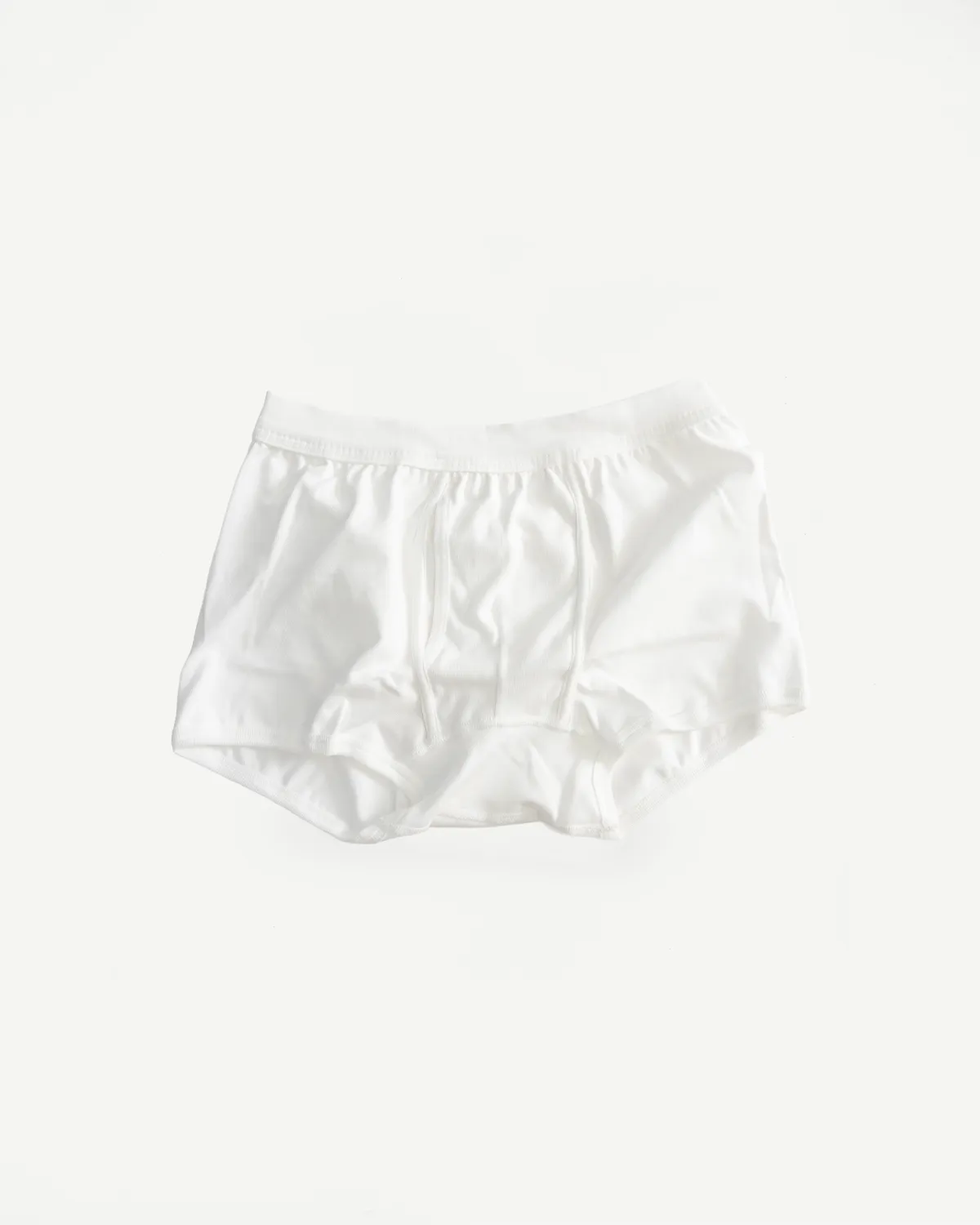 254.01 - Loopwheeled Boxer Brief - White sold by Dant