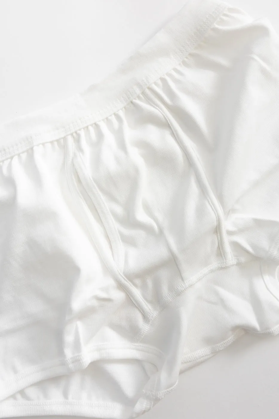254.01 - Loopwheeled Boxer Brief - White sold by Dant product image thumbnail 2