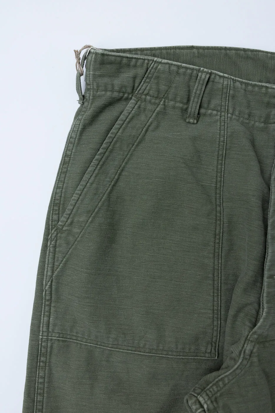 03-V5002-77SK - Fatigue Pants Reverse Sateen - Vintage Fit - Dark Olive Stone sold by Dant product image thumbnail 4