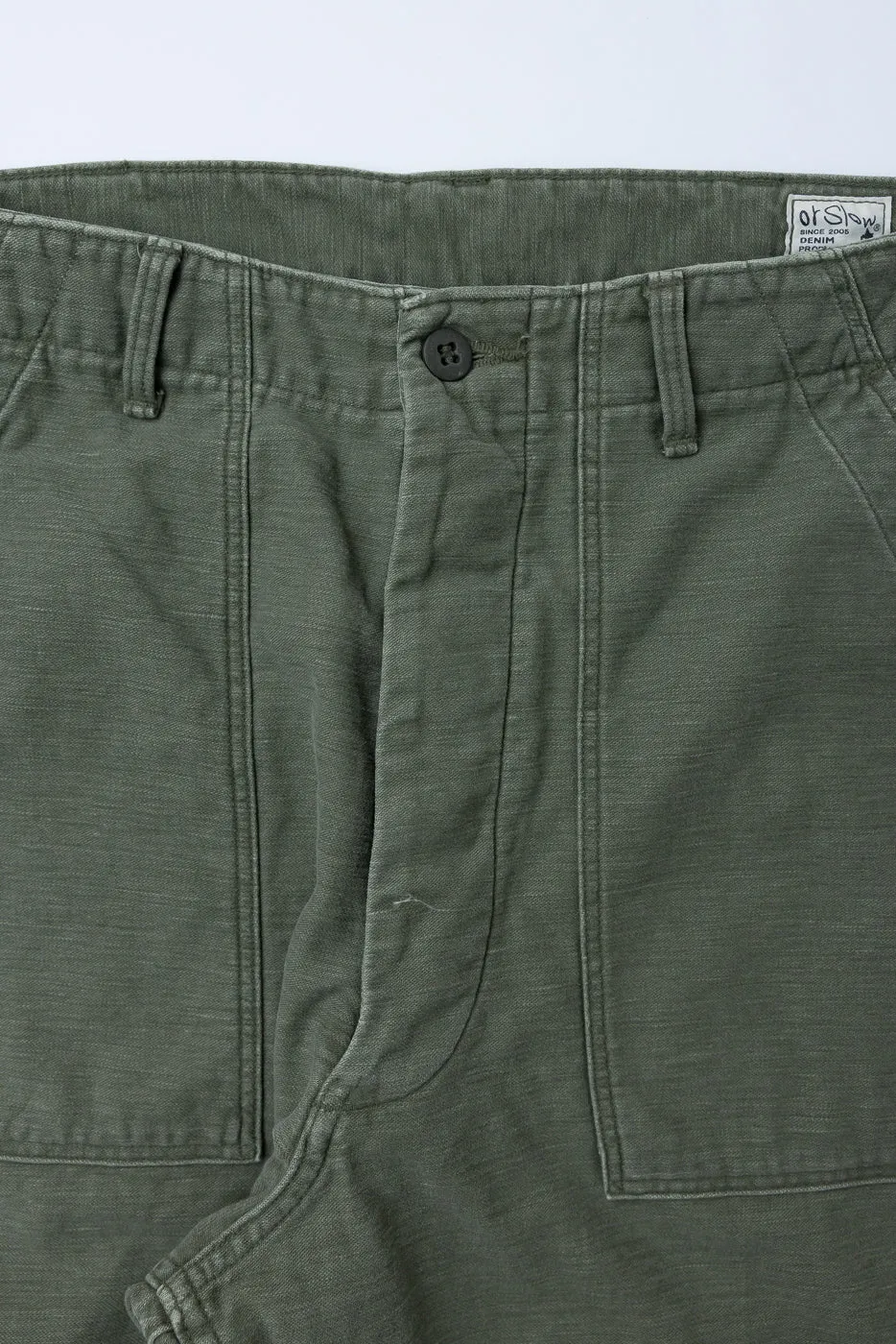 03-V5002-77SK - Fatigue Pants Reverse Sateen - Vintage Fit - Dark Olive Stone sold by Dant product image thumbnail 3