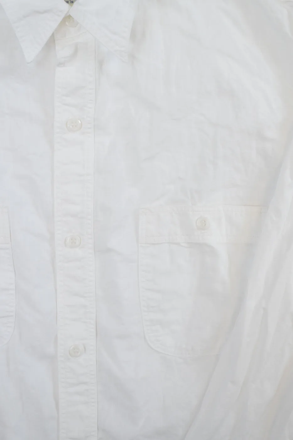 01-8270-69 - Lightweight Chambray Relax Fit Work Shirt - White sold by Dant product image thumbnail 3
