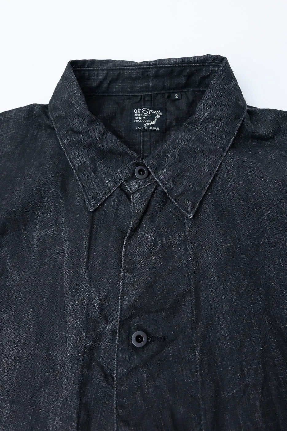 01-6250-61 - WWII 40's Sumi Coated Linen Coverall - Black sold by Dant product image thumbnail 2