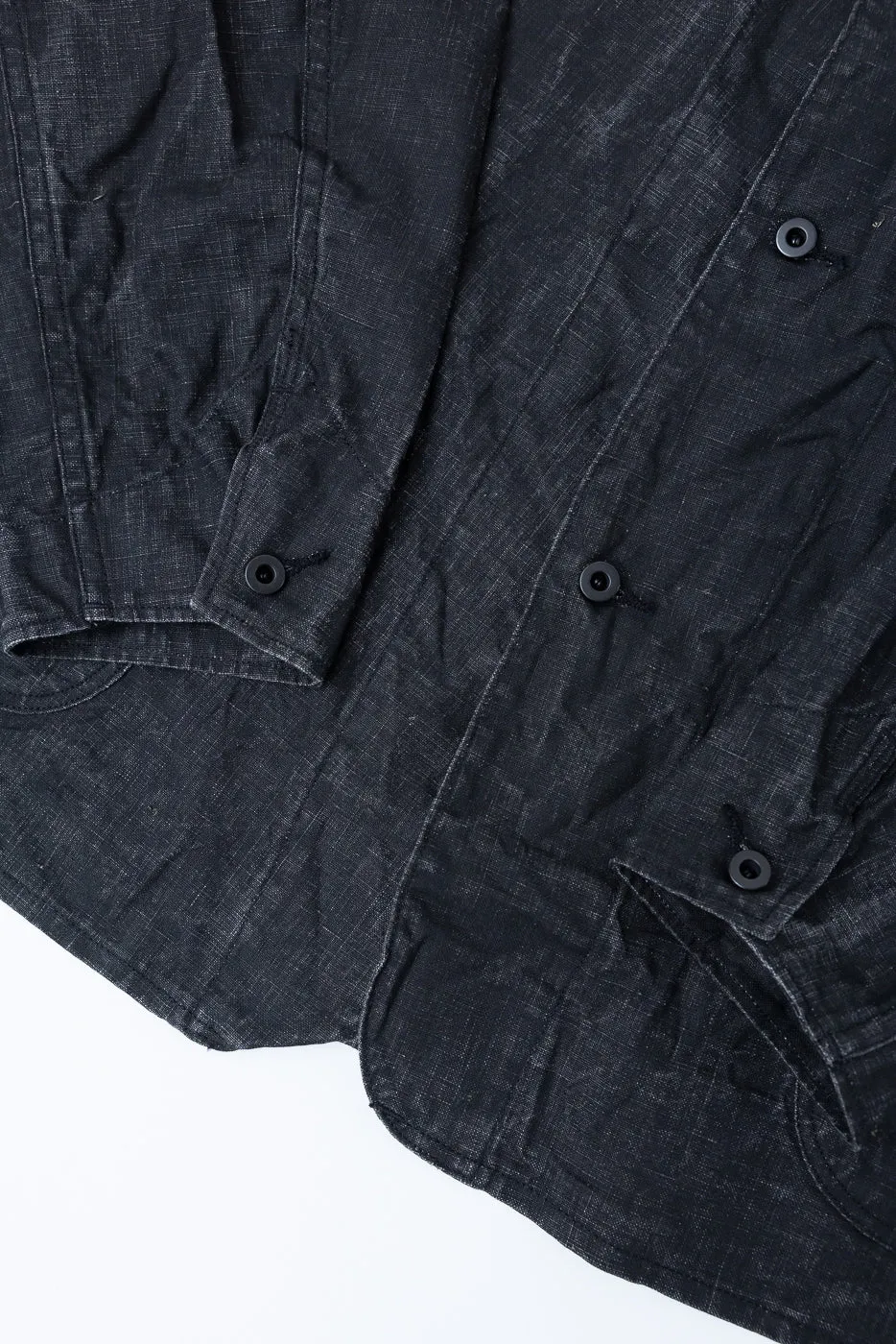 01-6250-61 - WWII 40's Sumi Coated Linen Coverall - Black sold by Dant product image thumbnail 3