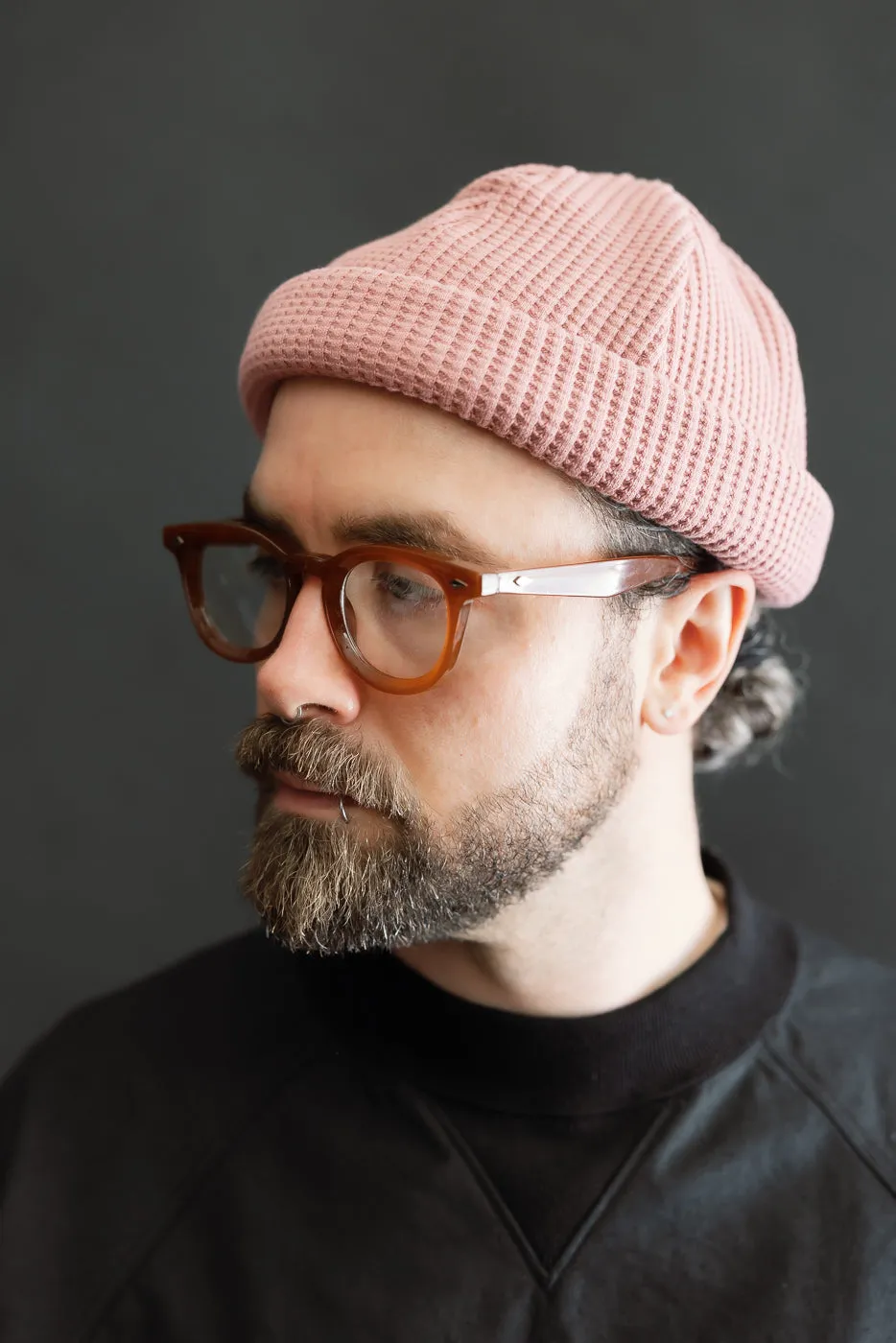 JM6607 - Waffle Knit Cap - 448 Old Raspberry sold by Dant product image thumbnail 4