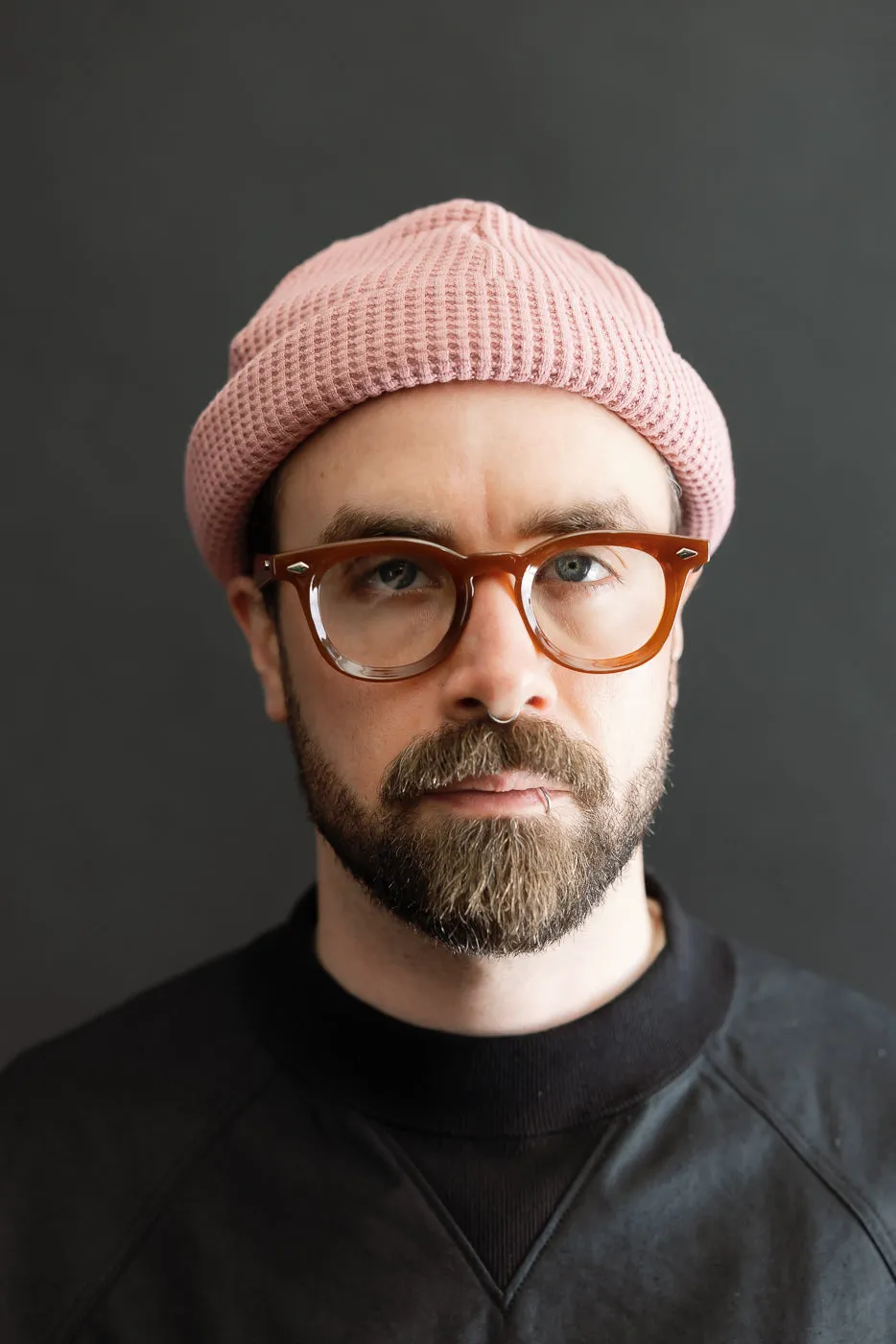 JM6607 - Waffle Knit Cap - 448 Old Raspberry sold by Dant product image thumbnail 3