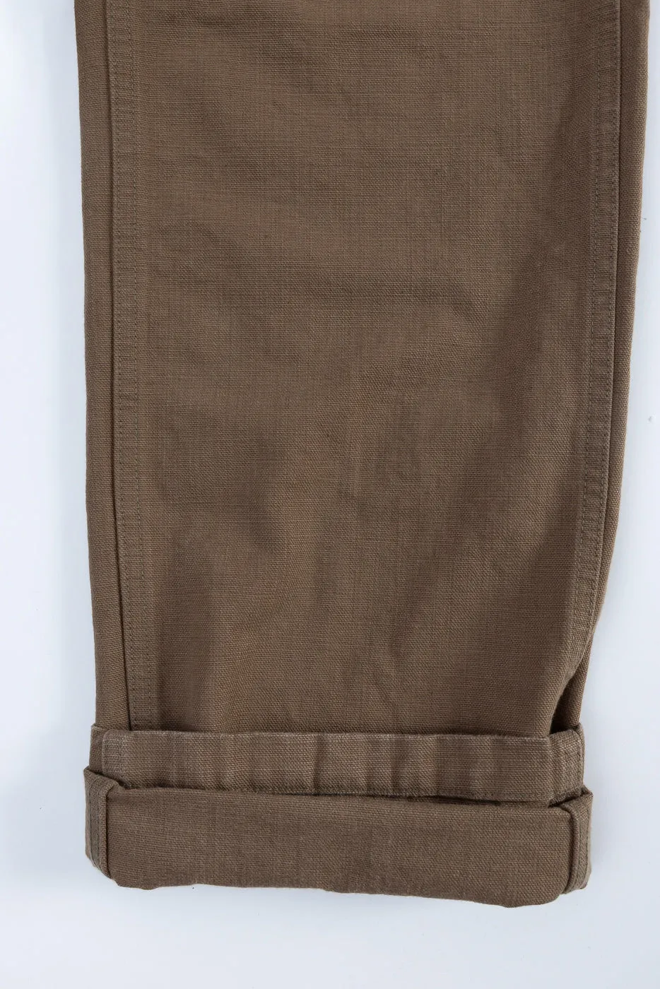 207-HOX-BRK - 13oz "Brown Khaki" Sulfur Dyed Heavy Oxford Baker Pants - Wide Straight sold by Dant product image thumbnail 5
