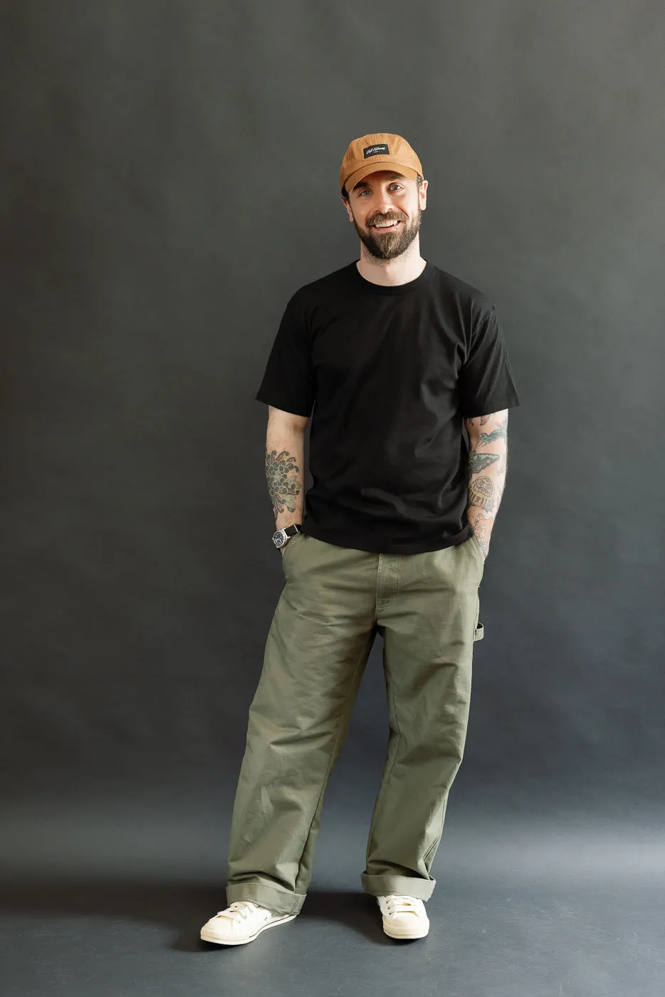 Ultimate Pima Tsuriami Crewneck T-Shirt - Black sold by Dant product image thumbnail 5
