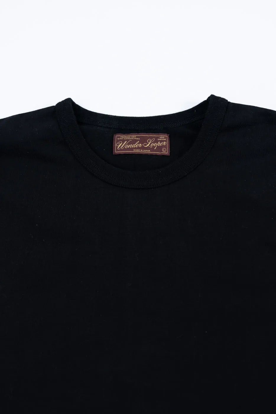 Ultimate Pima Tsuriami Crewneck T-Shirt - Black sold by Dant product image thumbnail 2