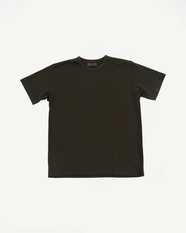 Ultimate Pima Tsuriami Crewneck T-Shirt - Khaki made by Wonder Looper