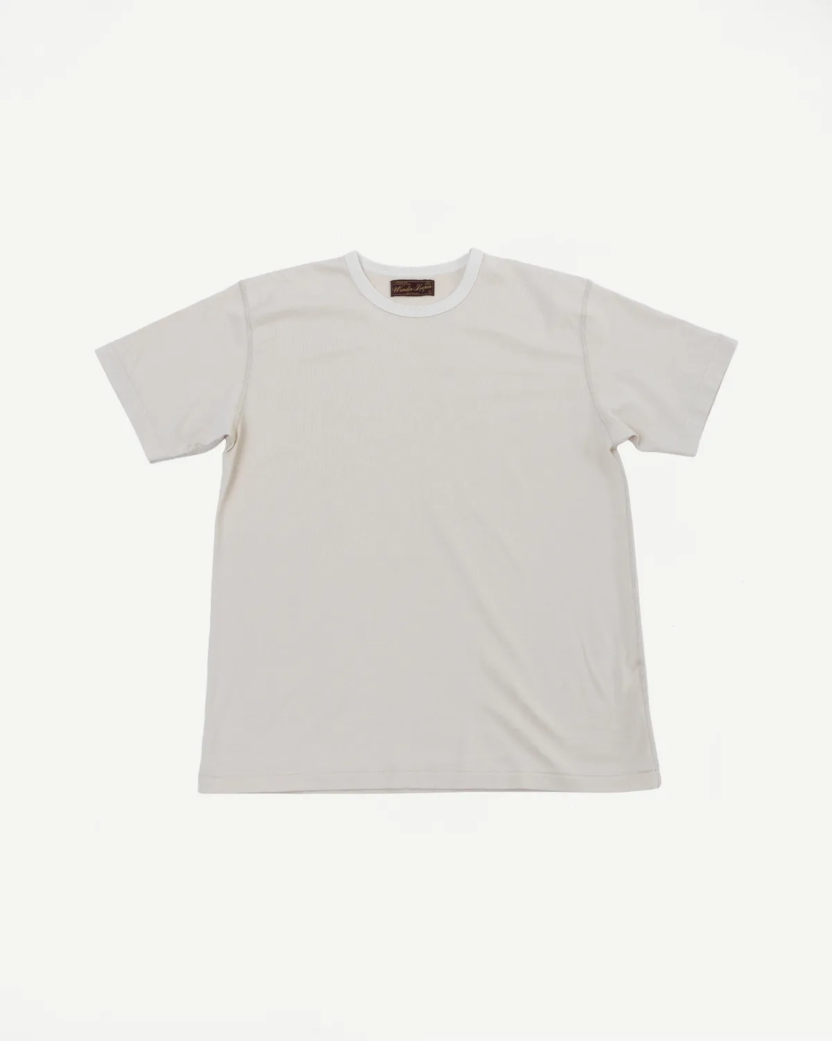 Ultimate Pima Tsuriami Crewneck T-Shirt - Ecru sold by Dant