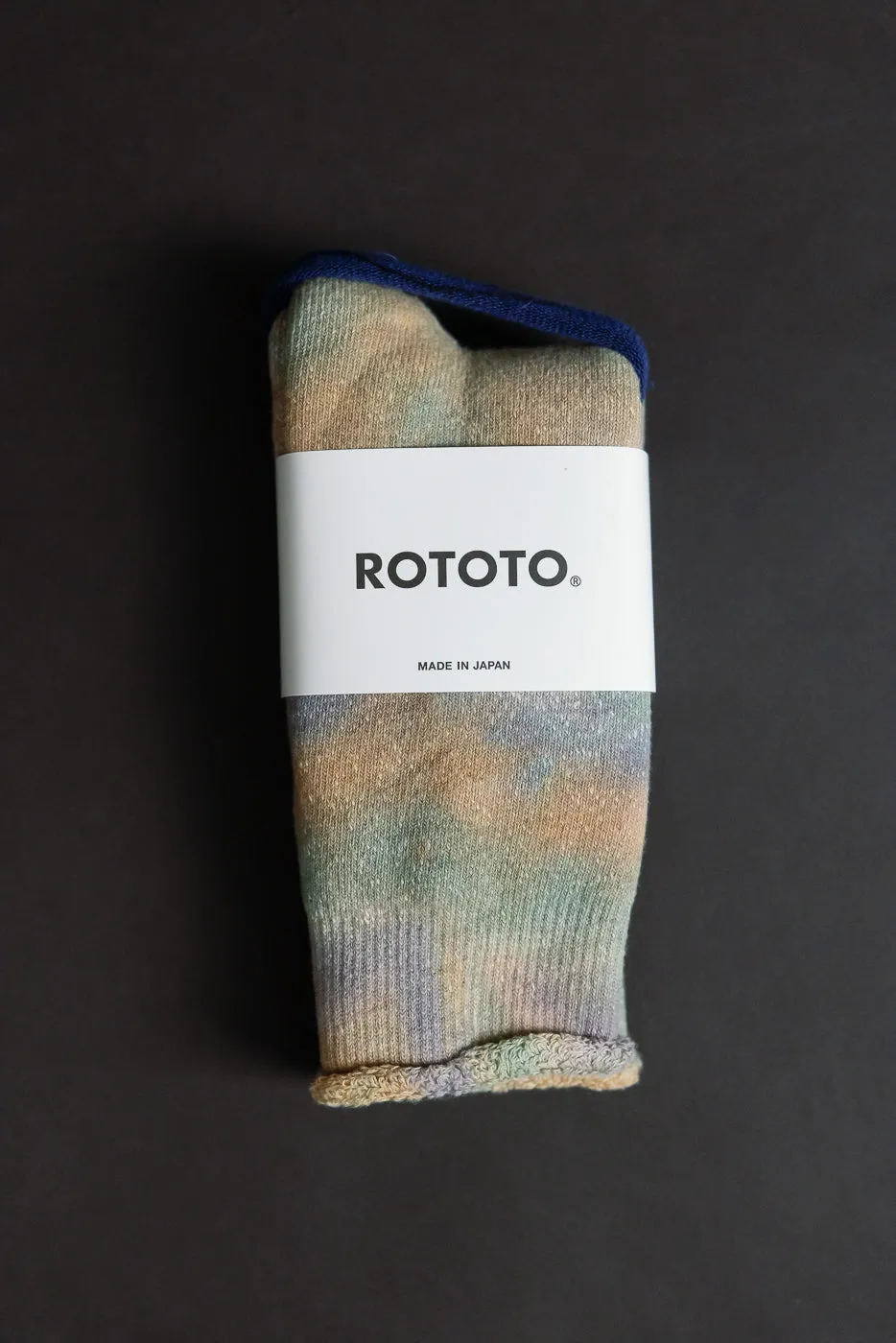 R1660 - Tie Dye Pile Crew Socks - Green, Light Pink, Purple sold by Dant product image thumbnail 2