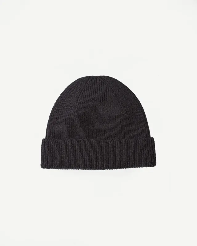 R5136 - Washi Paper & Recycled Cotton Beanie - Black made by ROTOTO