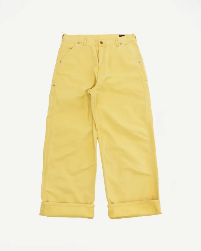 01-5328-68SK - Dad's Fit Painter's Pants Canvas - Egg made by orSlow