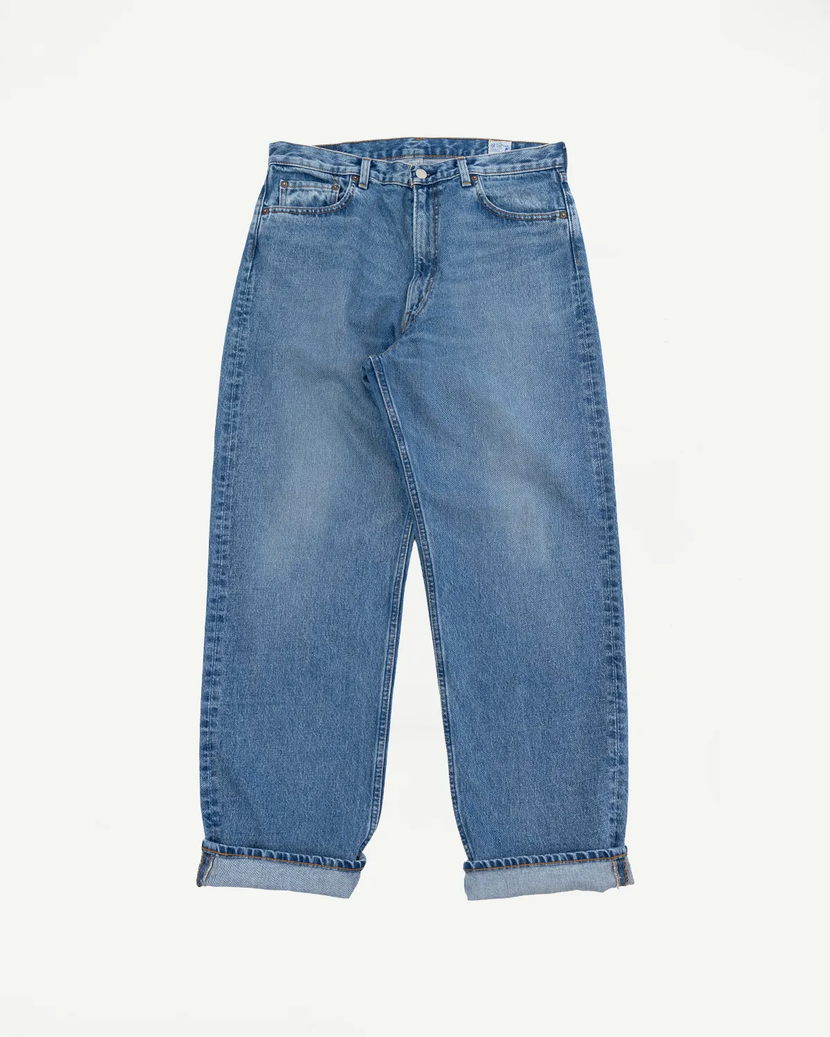 01-1010W-95 - 101 Dad's Fit Denim Jeans - Used Denim Wash sold by Dant