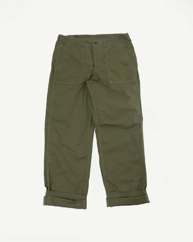 IH-745-OLV - 4oz Cotton/Nylon Baker Pants - Olive Green made by Iron Heart