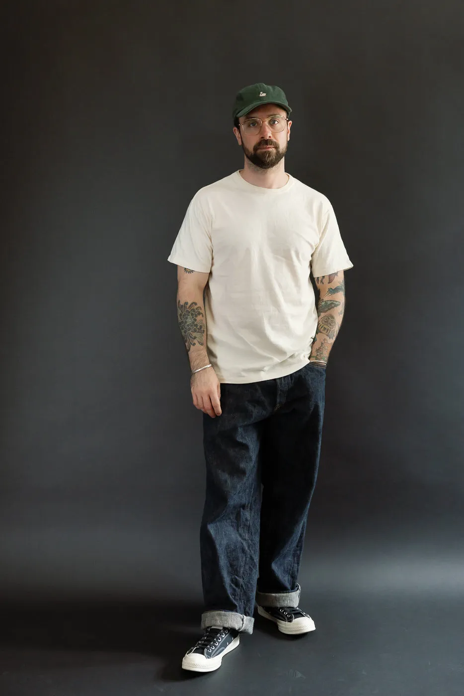 LRC1128 - Shoulder Taped S/S Crewneck Tee - Classic Ivory sold by Dant product image thumbnail 5