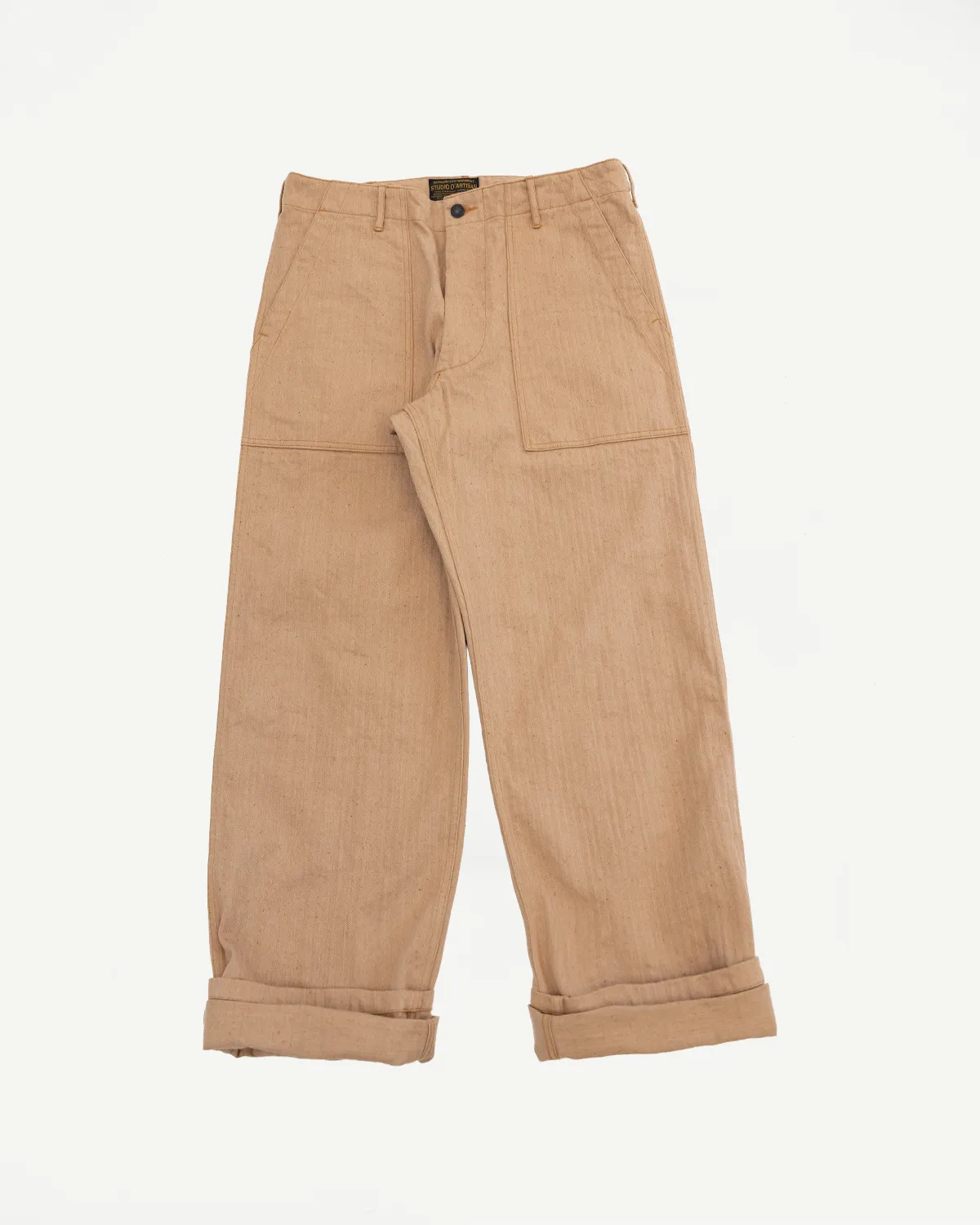 1917 - 12oz FOX Cotton Baker Pants - Brown sold by Dant