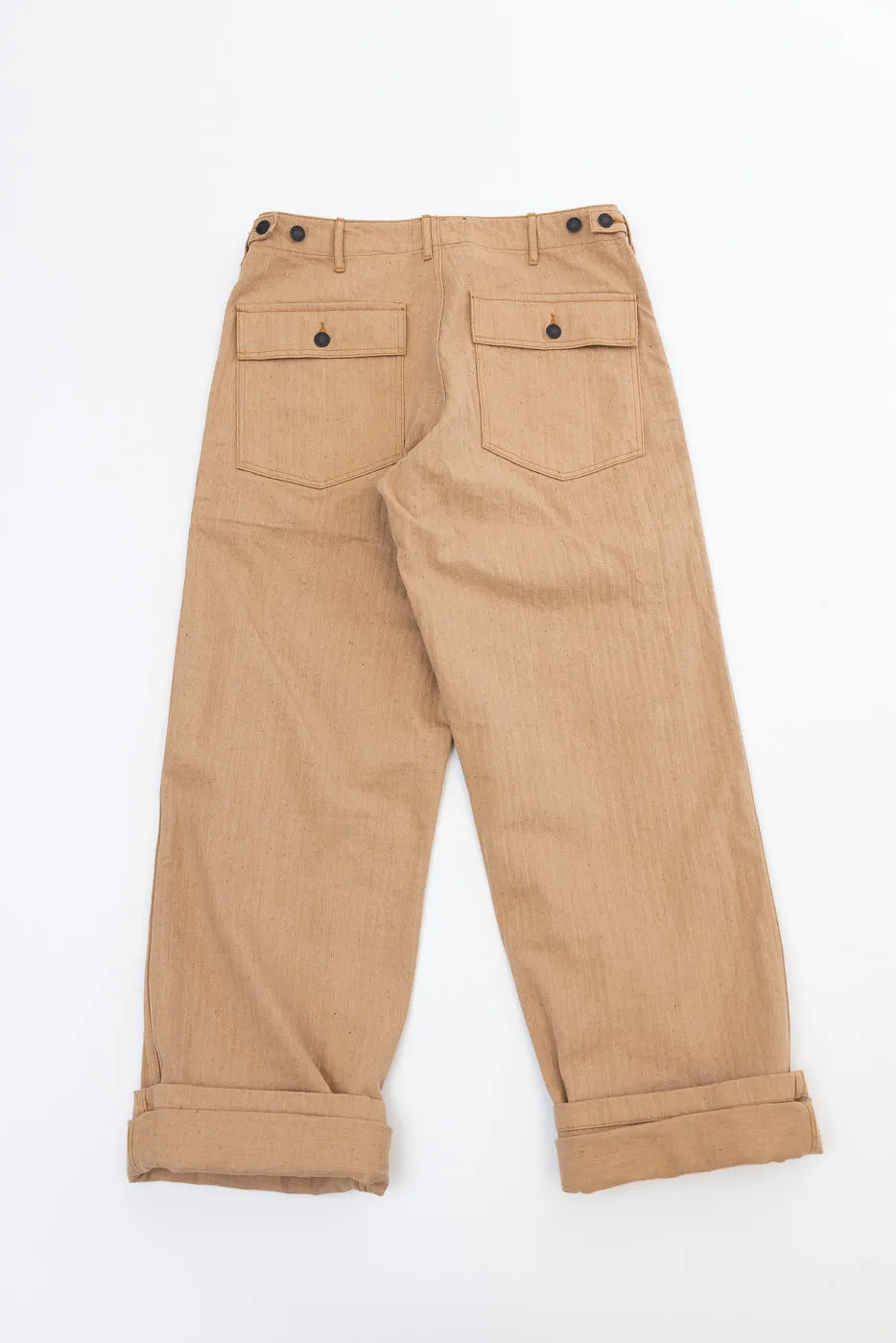 1917 - 12oz FOX Cotton Baker Pants - Brown sold by Dant product image thumbnail 5