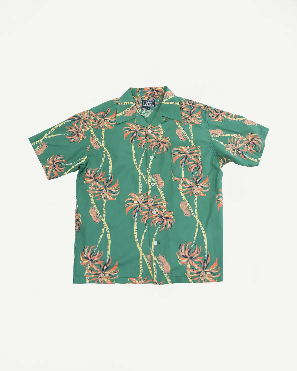 5742 - Aloha Shirt Palm Climber - Green sold by Dant