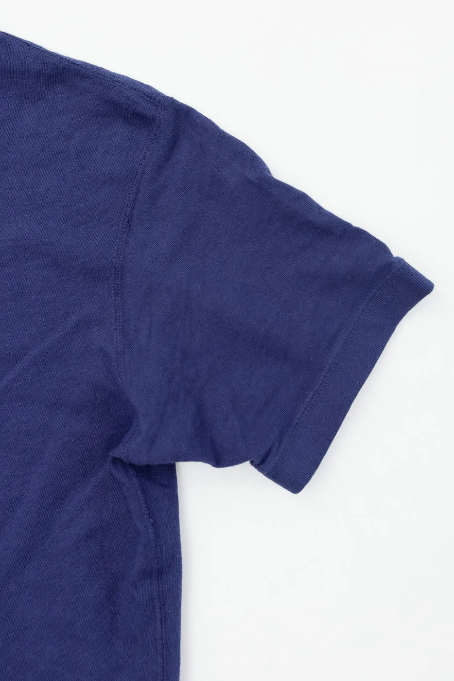 LRC1130 - Loopwheel Ribbed S/S Cuff Crew - French Navy Blue sold by Dant product image thumbnail 3