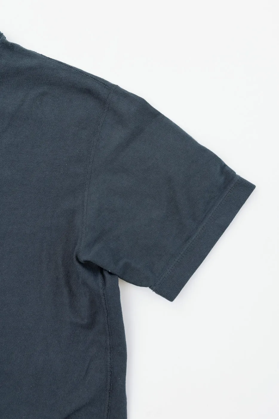 LRC1130 - Loopwheel Ribbed S/S Cuff Crew - Antique Black sold by Dant product image thumbnail 3