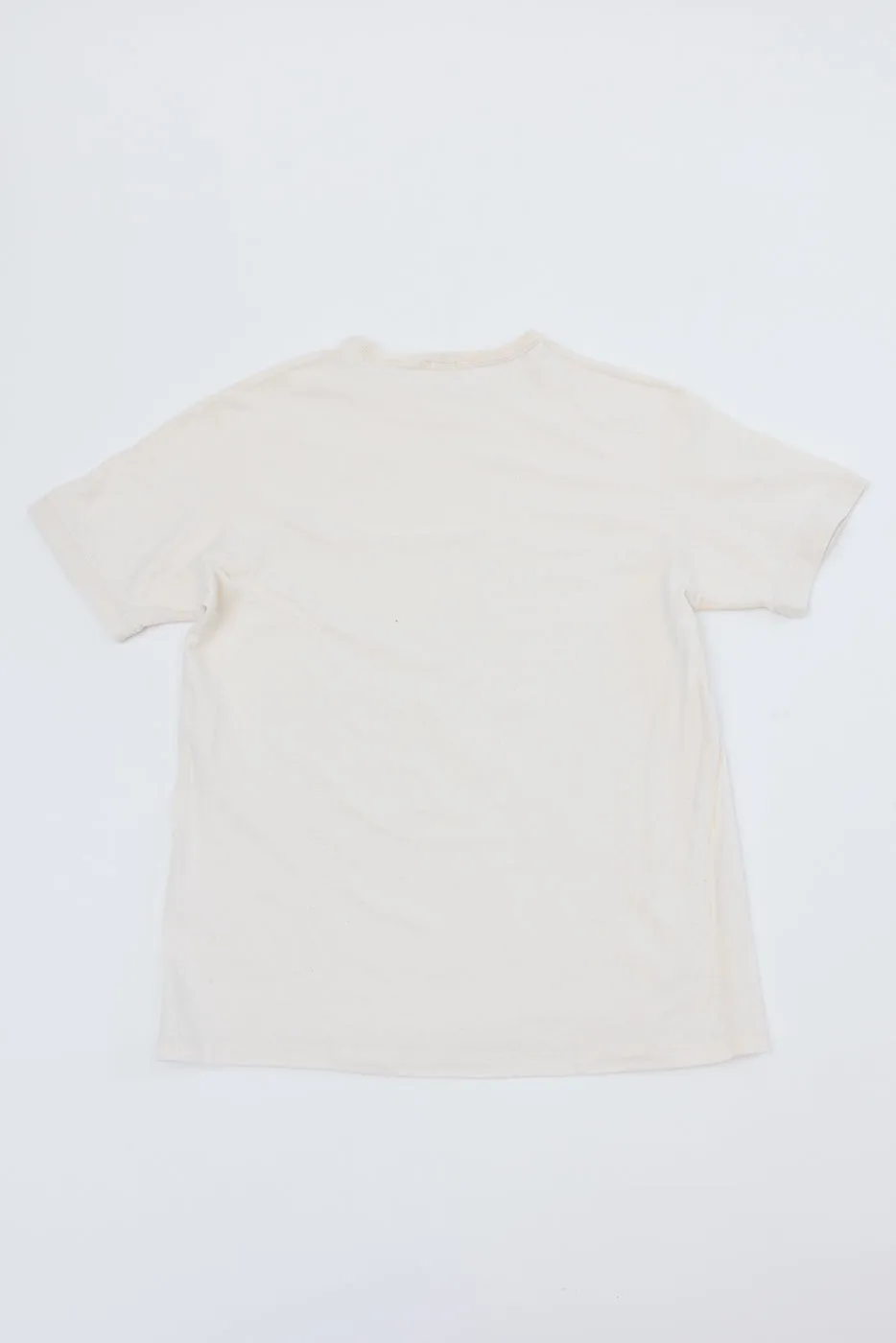 LRC1130 - Loopwheel Ribbed S/S Cuff Crew - Ivory sold by Dant product image thumbnail 4