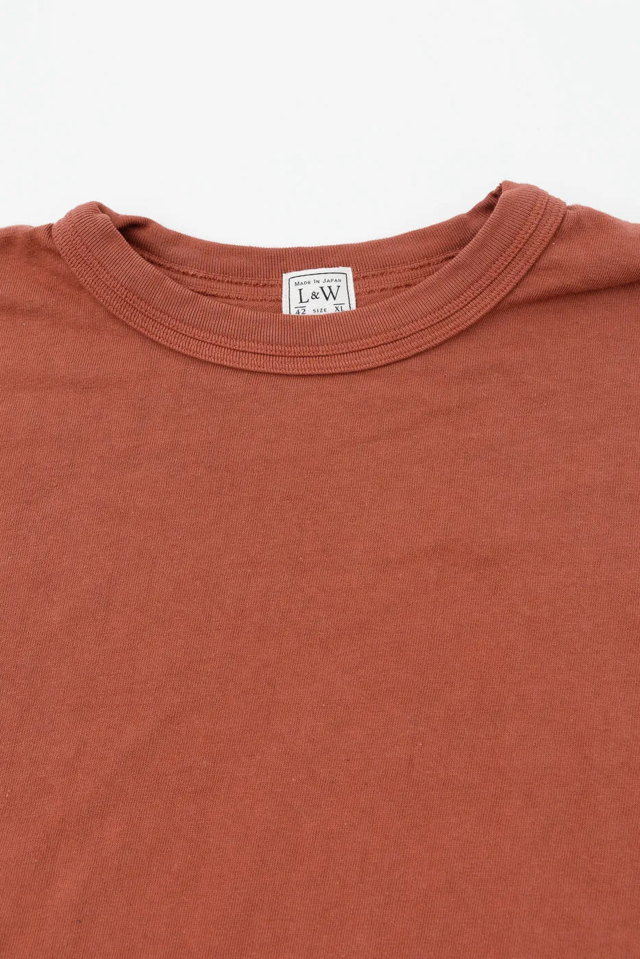 LRC1127 - Loopwheel Double Binder S/S Crewneck Tee - Burgundy sold by Dant product image thumbnail 2