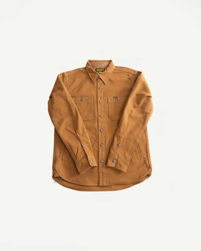 IHSH-189-BRN - 17oz Duck CPO Work Shirt "The Untucked" - Brown sold by Dant