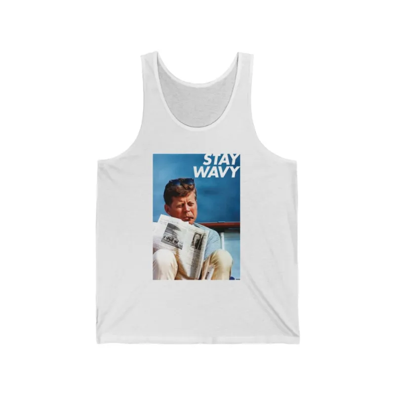 JFK Tank Top sold by Captain’s Club