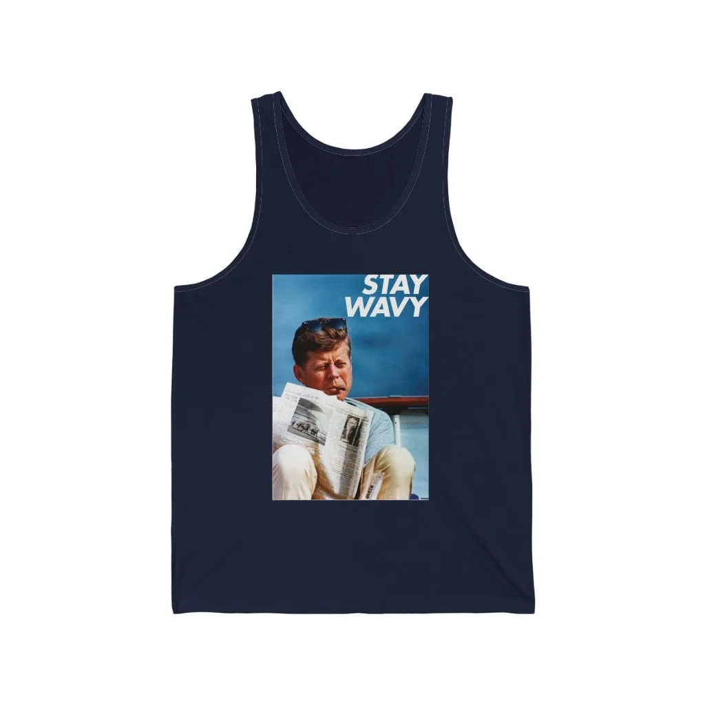 JFK Tank Top sold by Captain’s Club product image thumbnail 2