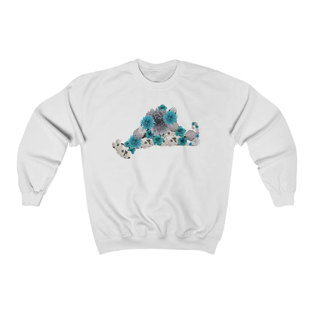 Island Blossoms Sweatshirt sold by Captain’s Club product image thumbnail 3