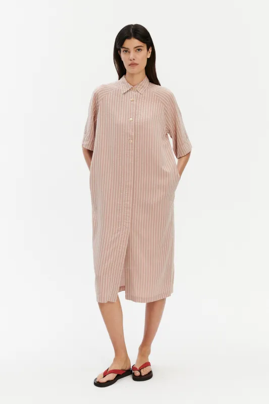 Dress in a  in Pure Airy and Fluid Tencel sold by Delikatessen