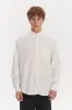 Button Down Shirt in an Airy White Organic Italian Cotton sold by Delikatessen