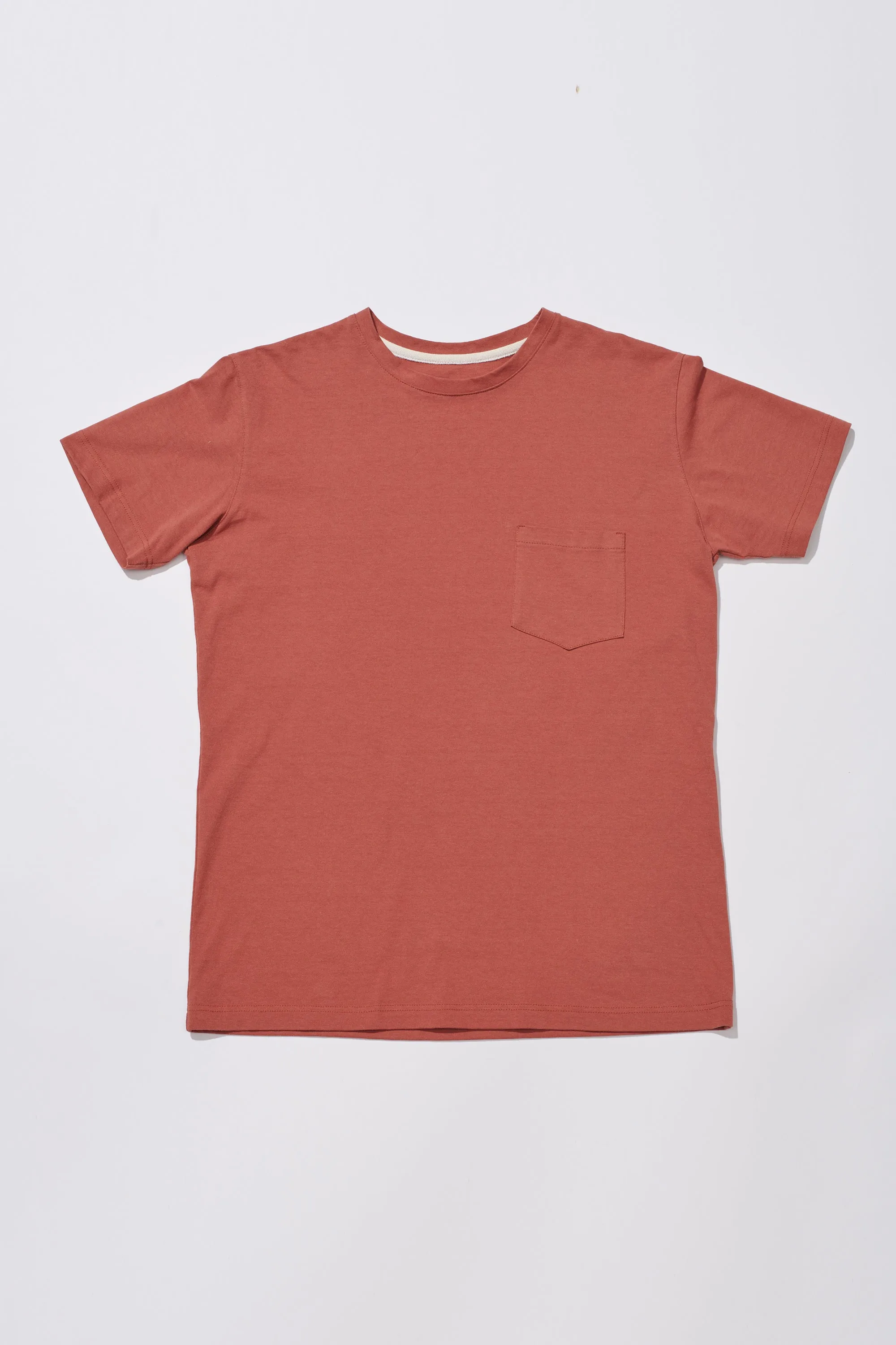 T-Shirt in a Rusty Japanese Cotton Jersey sold by Delikatessen product image thumbnail 4